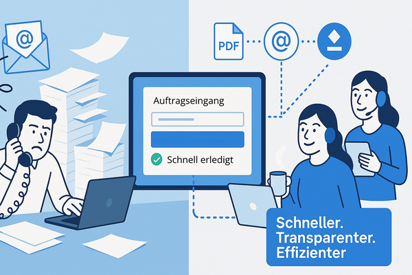 Auftragseingang - Schneller. Transparenter. Effizienter